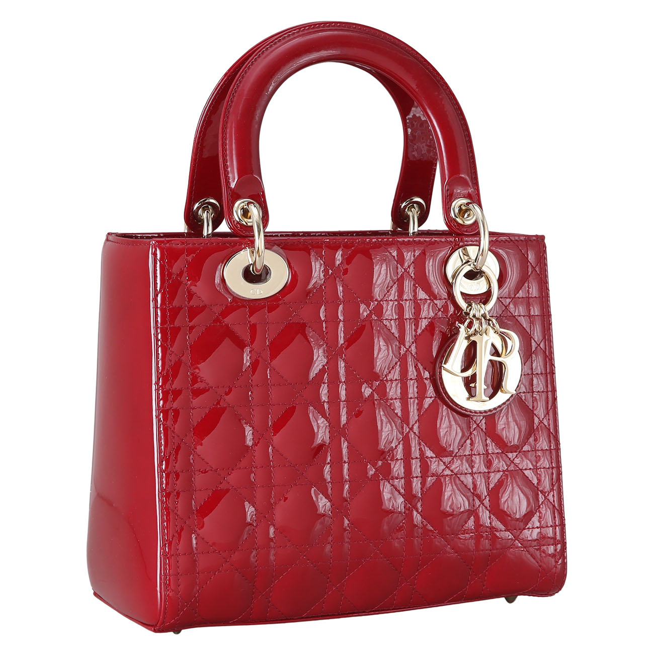 CHRISTIAN DIOR(USED)크리스찬디올 페이던트 레이디디올 미디움 백